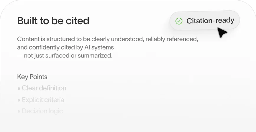 Authority-driven content
