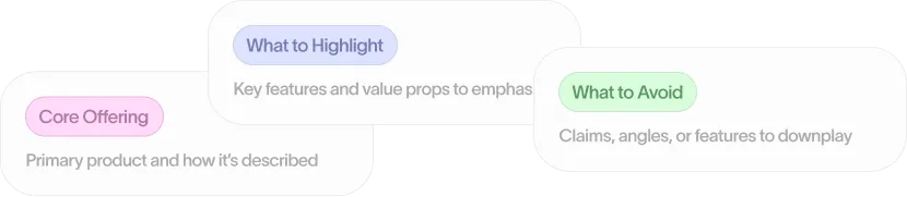 Products and offerings