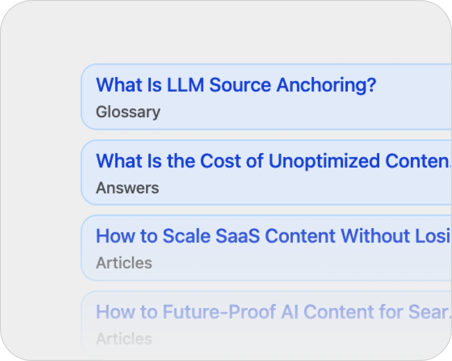 Collection-aware planning