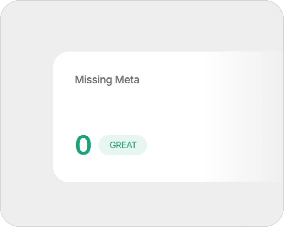 Missing metadata detection