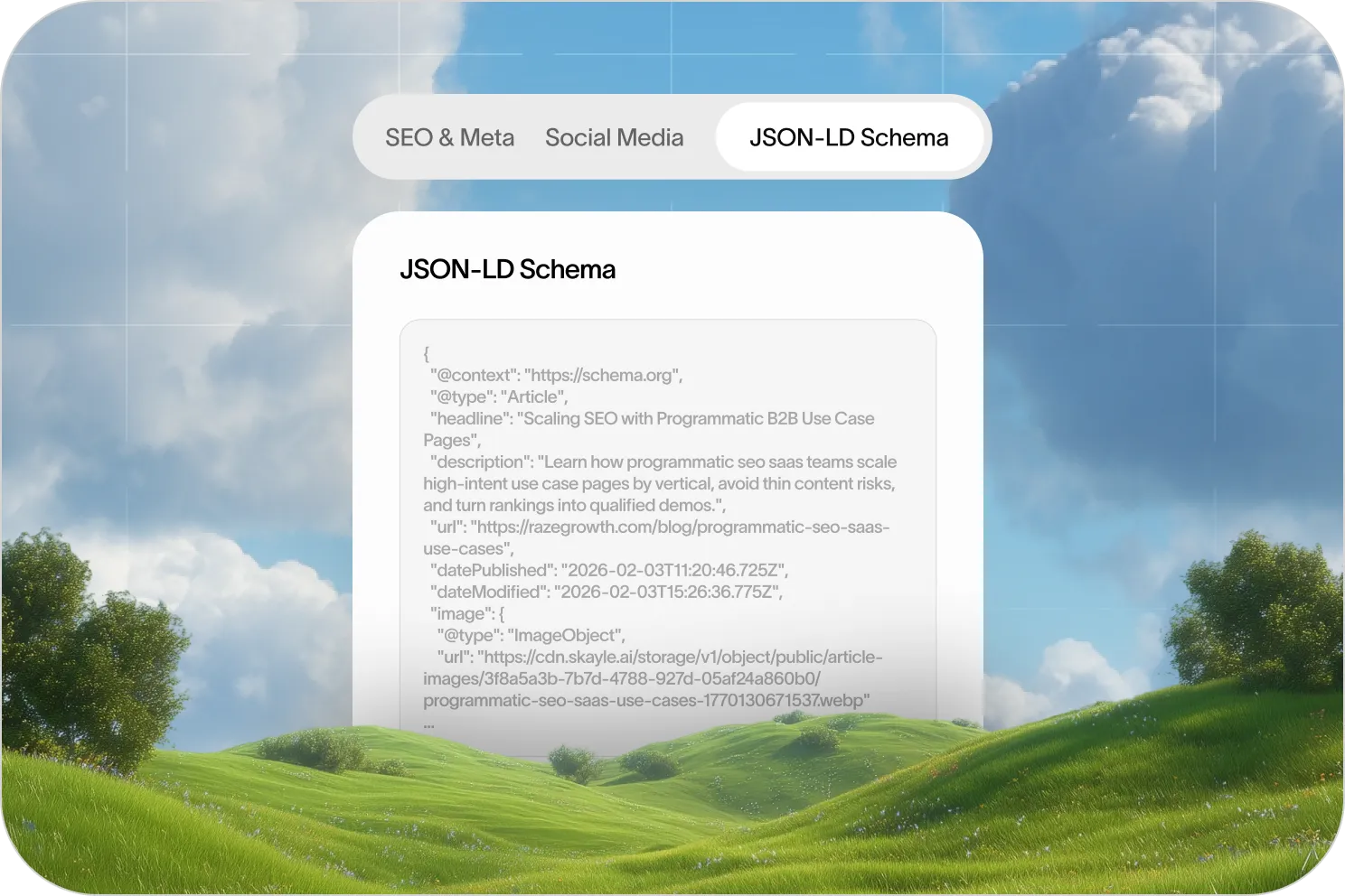 Built to be consumed